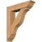 Ekena Millwork Funston Traditional Smooth Bracket w/ Offset Brace, Western Red Cedar, 7 1/2"W x 32"D x 36"H BKT0806X32X36FST01SWR - alternate 1